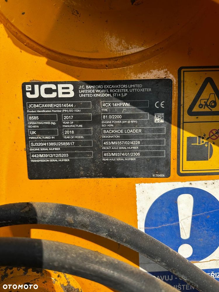 JCB 4CX +4 nowe opony BKT Model 2018 1 własciciel ZADBANA - 4