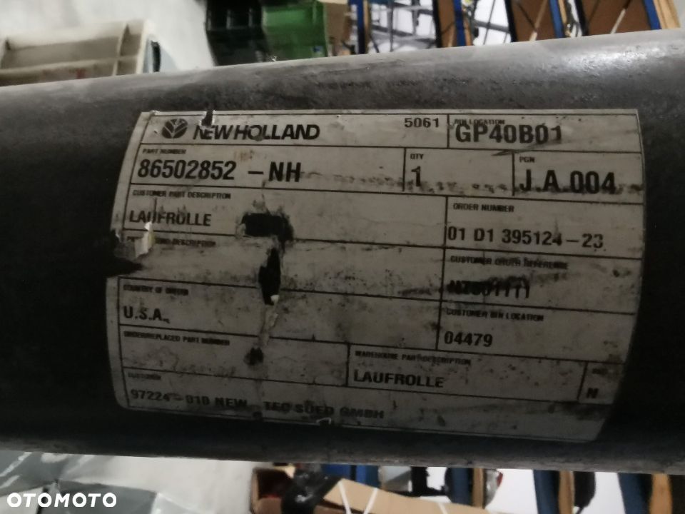 Wał prasy rolującej New Holland Fiat Hesston 86502852, 87486230, 86502852 - 2