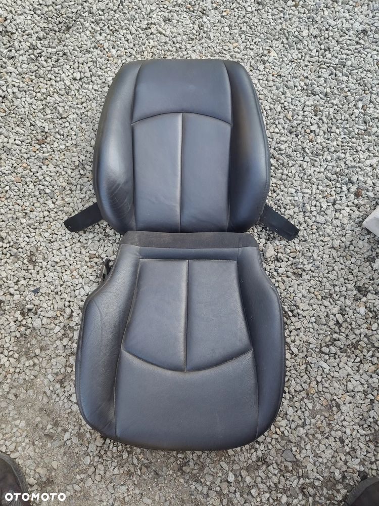 MERCEDES W211 Lift FOTEL Prawy Czarny Pełna Skóra - 3