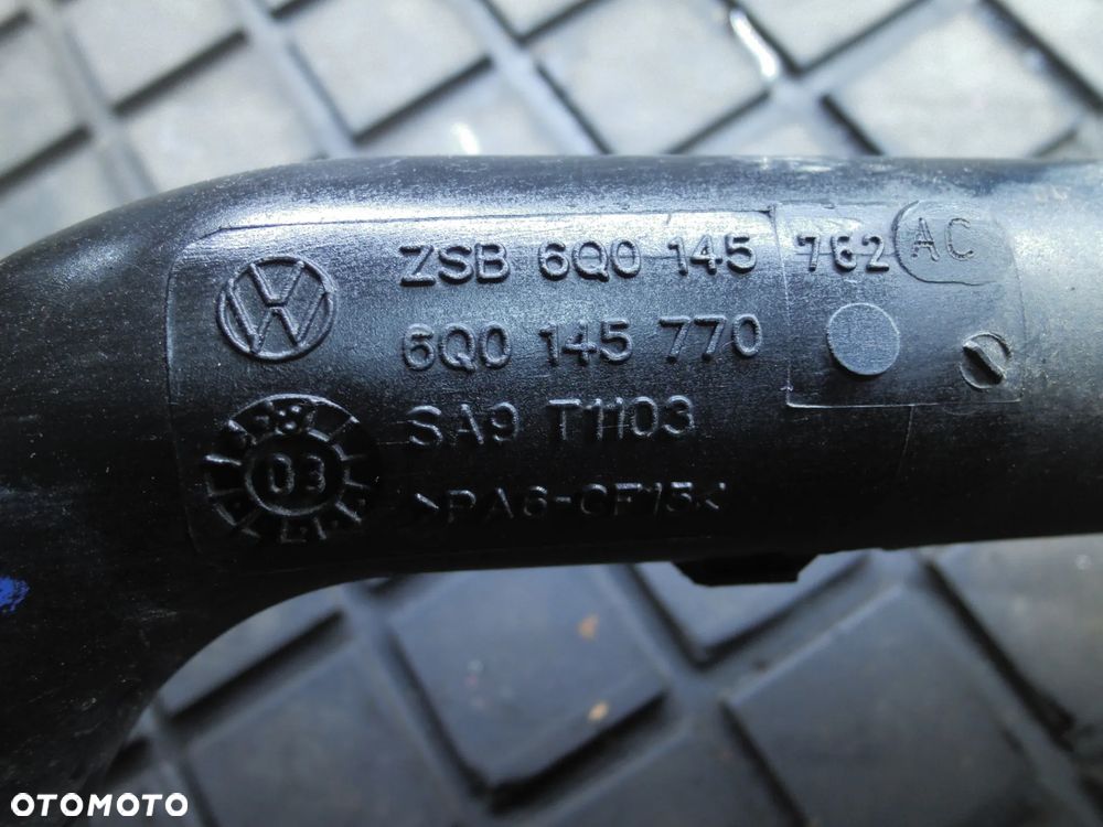 SEAT IBIZA 6L SKODA FABIA I PRZEWÓD RURA 1,4TDI 6Q0145762AC - 2