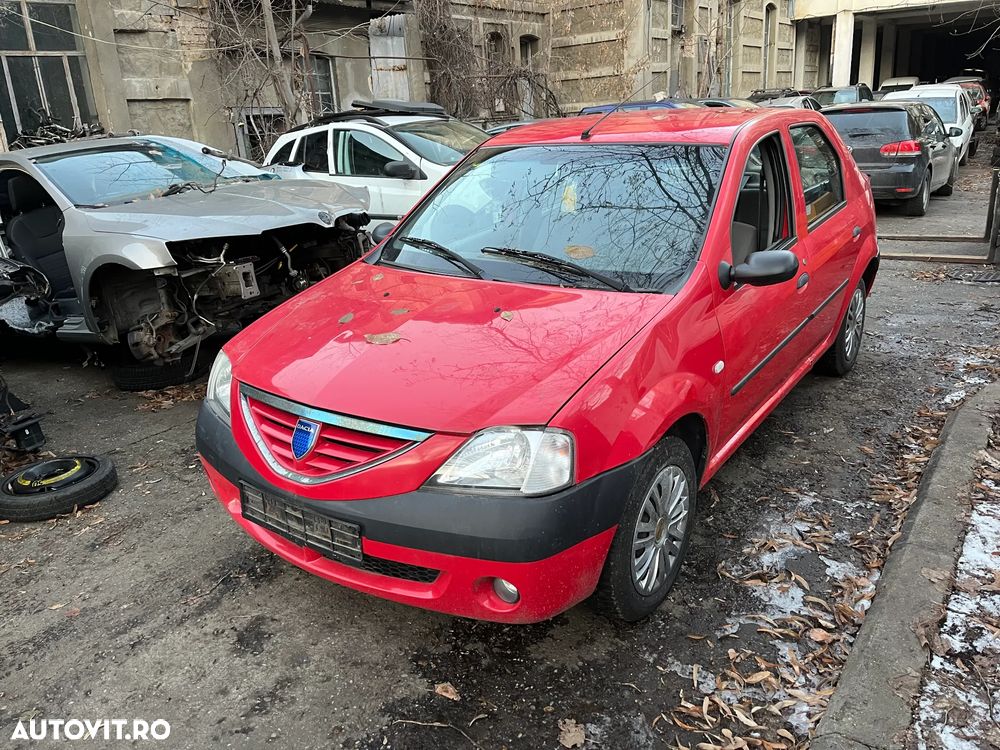 Bara fata completa Dacia Logan 1 rosu passion 2004-2009 - 3