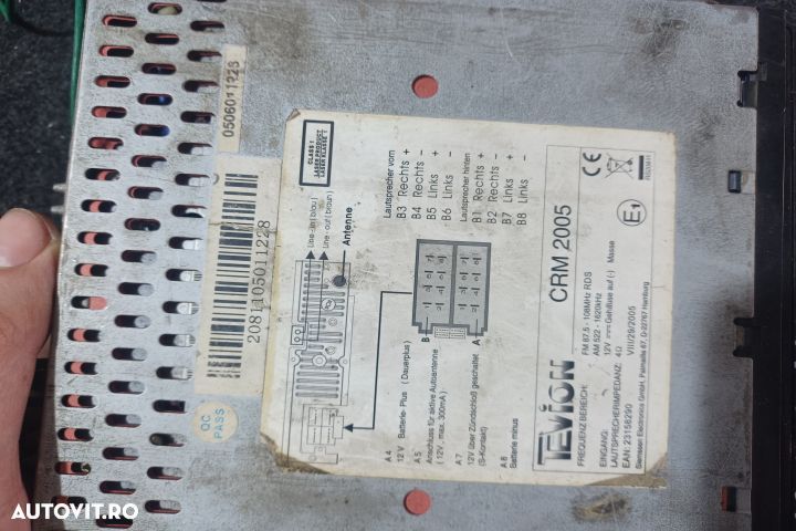 Radio cd TEVION Opel Astra G [1998 - 2009] Hatchback 5-usi 1.4 MT (90 - 4