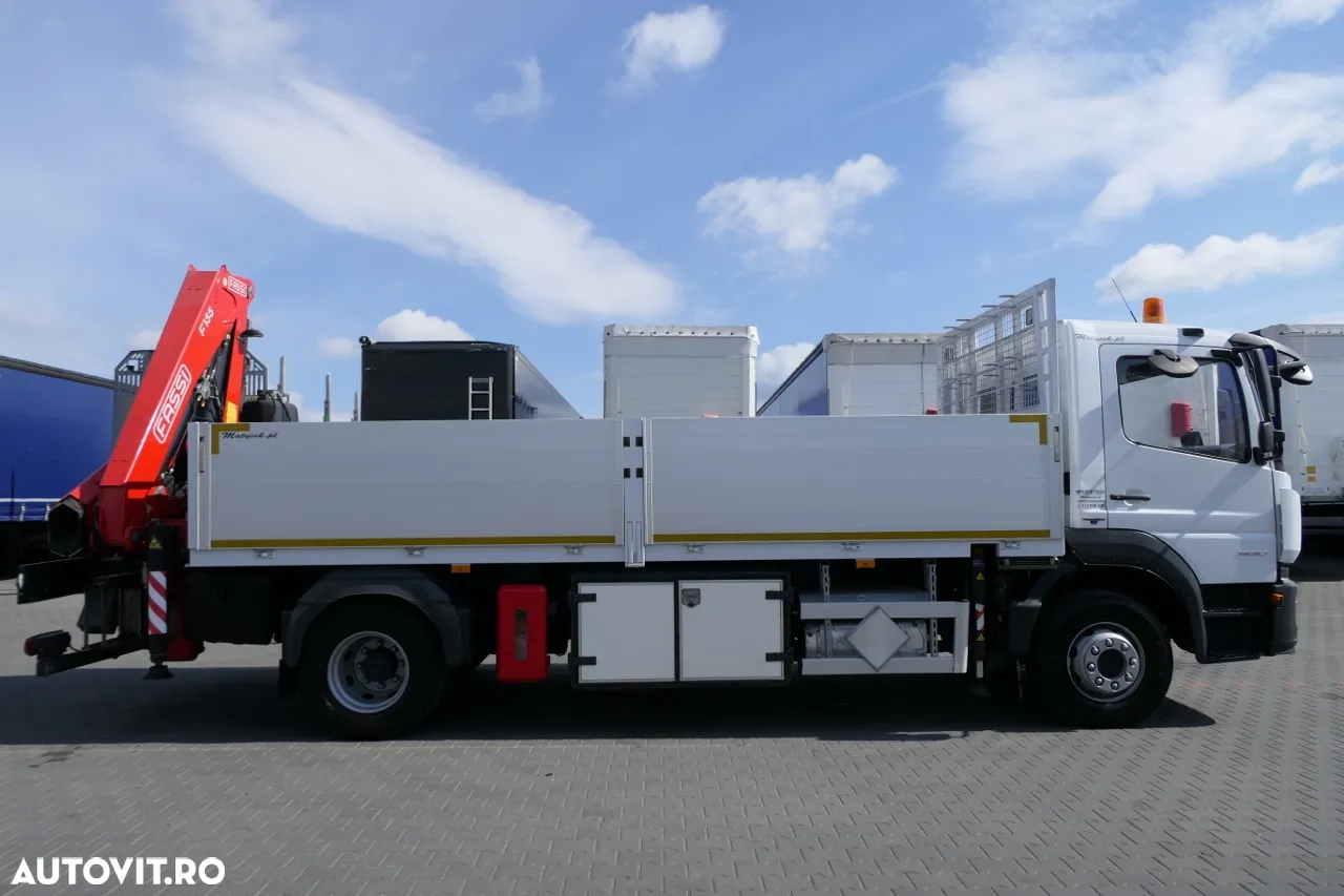 Mercedes-Benz ATEGO / 16 30 / E6 / CUTIE DE VITEZE + HDS FASSI F 155 / ADR / RADIO CONTROL - 14