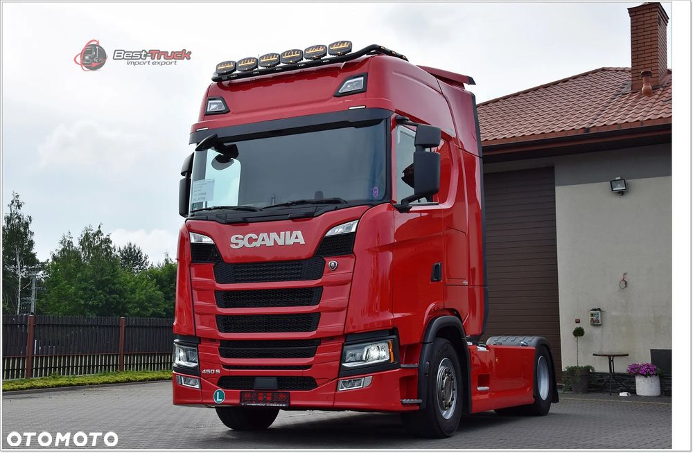 Scania S450 / FULL LED / KLIMA POST. / RETARDER / ZBIORNIKI  1400 L /  DUŻE ZEGARY - 41