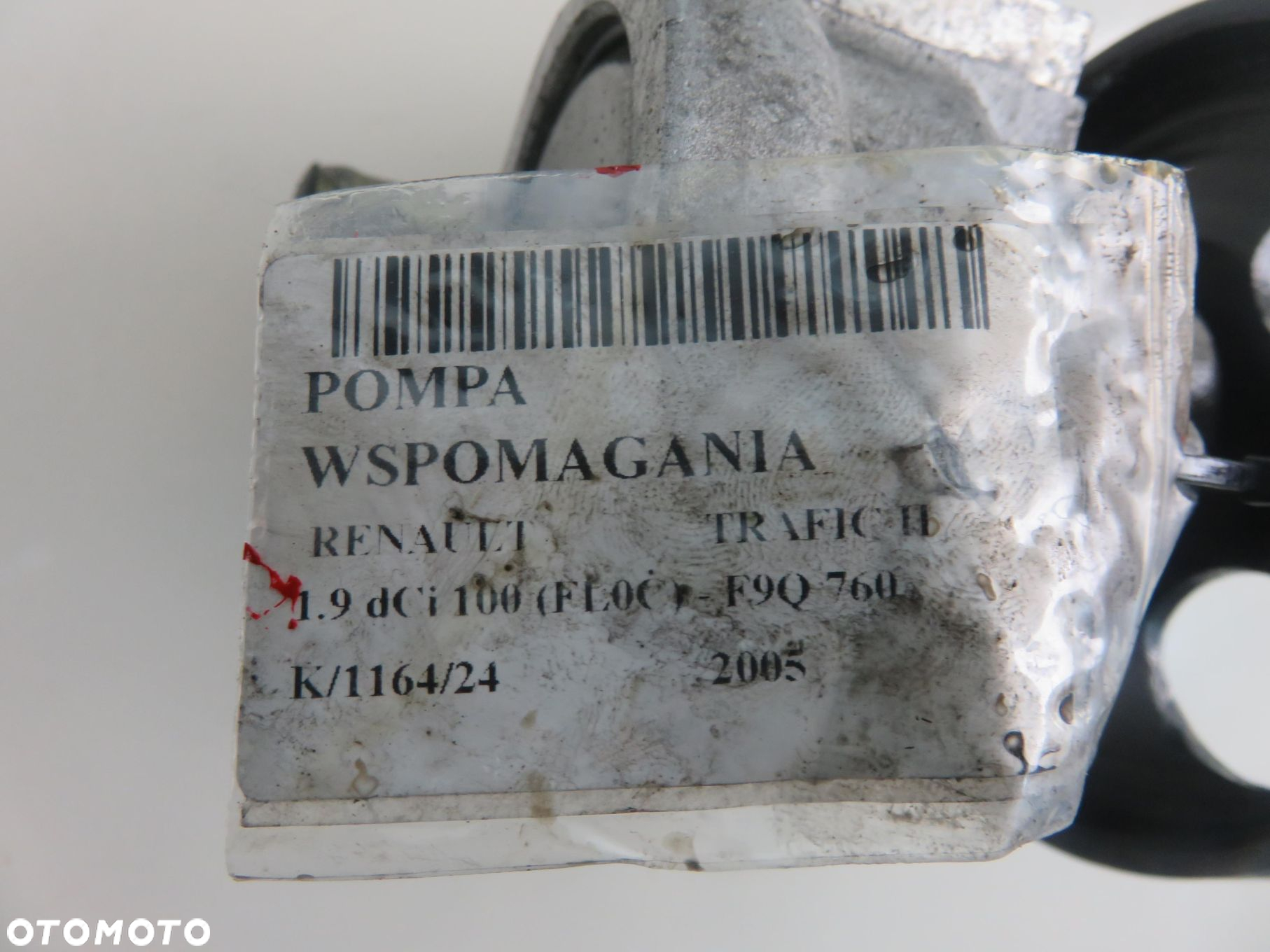 POMPA WSPOMAGANIA RENAULT TRAFIC II 1.9 dCi 100 - F9Q 760 - 9