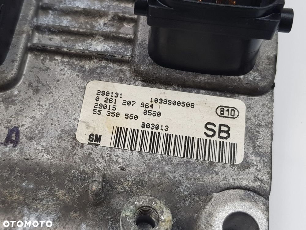 Komputer Sterownik Moduł silnika Opel Agila A 1.2 B 55350550 - 10