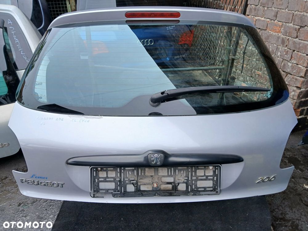 Peugeot 206 klapa bagażnika kod lakieru EYCC - 1