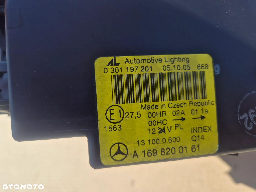 Mercedes A-Klasa W169 lampa lewa.AL.2004-2008. - 9