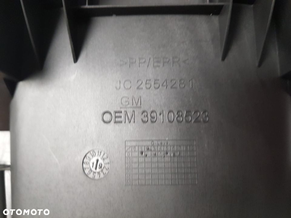 NOWY ORYGINAŁ GM PODŁOKIETNIK CZARNY SKÓRA OPEL ASTRA 5 V K 39108523 - 5