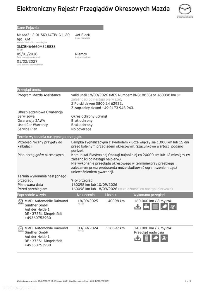 Mazda 3 SKYACTIV-G 120 Signature+ - 18