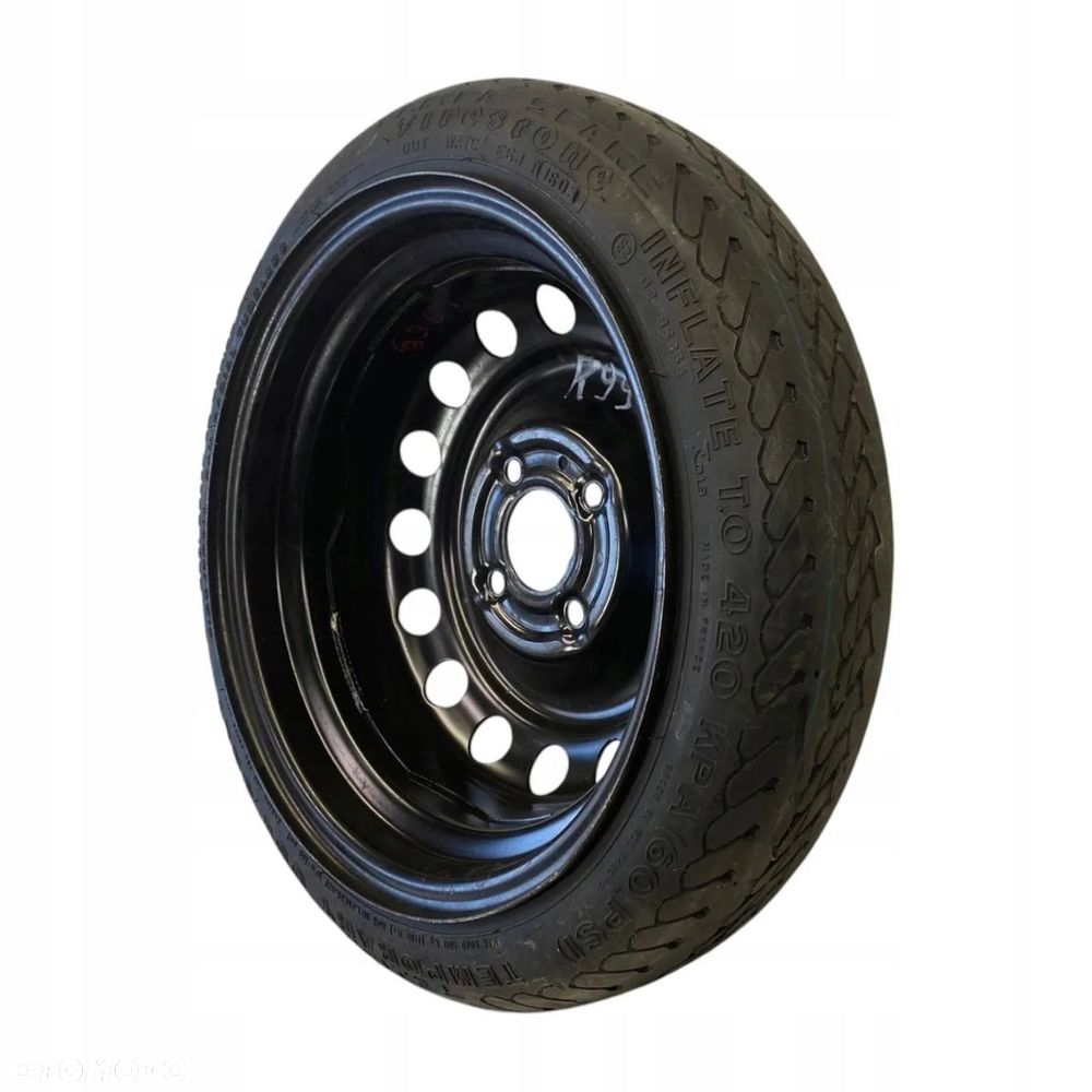 KOŁO DOJAZDOWE NISSAN MICRA K12 115/70 R14 4X100 40300AX677 - 5