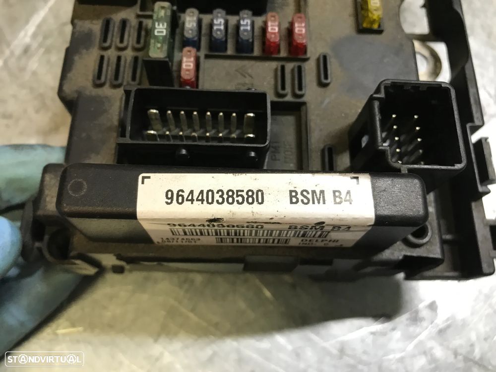 CAIXA DE FUSIVEIS CITROEN / PEUGEOT 206 307 BSM B4 9644038580 - 4