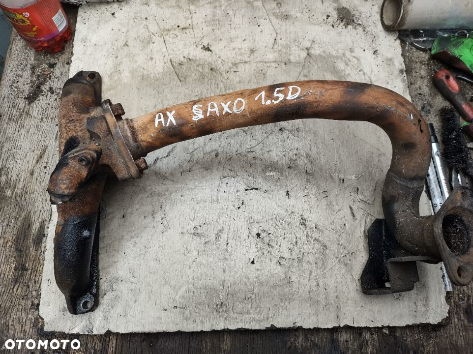 CITROEN AX SAXO PEUGEOT 106 kolektor wydechowy  1,5d - 3