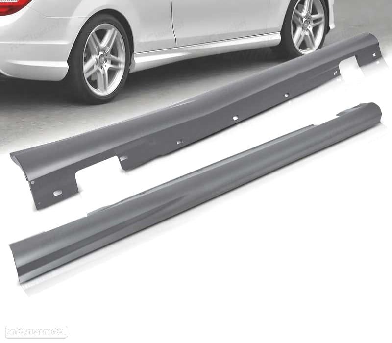 EMBALADEIRAS MERCEDES C204 COUPE 11-14 LOOK AMG - 2