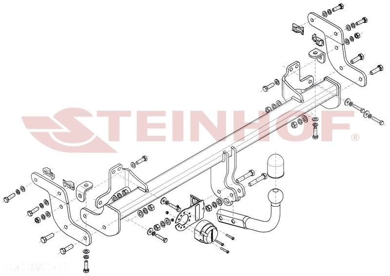 Hak Holowniczy + MODUŁ 7PIN do Peugeot 208 II 5 drzwi od 2019 - 2