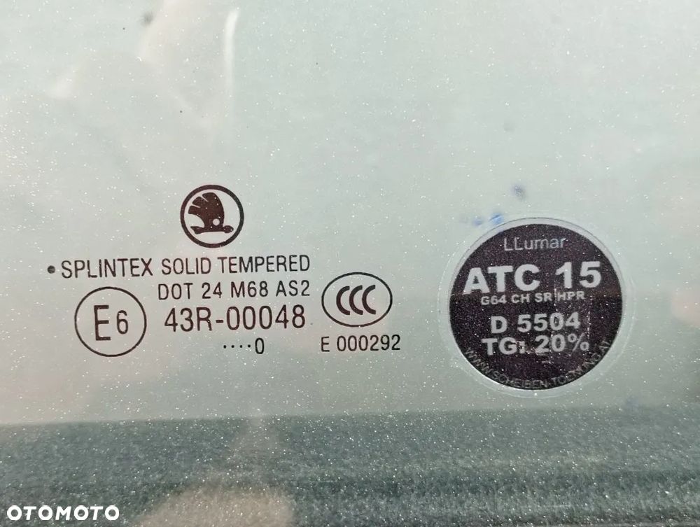 drzwi tylne prawe tył kompletne 1026 skoda octavia ii lift hb 2011r - 7