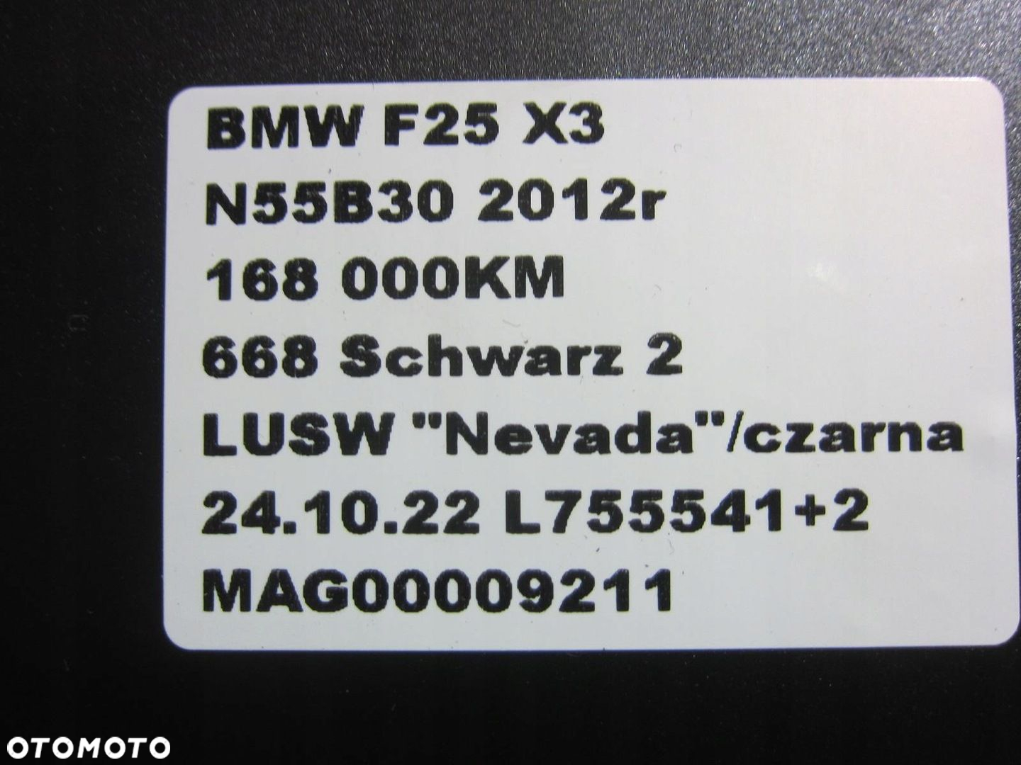 BMW X3 F25 ANTENA WZMACNIACZ DIVERSITY 9276061 - 6