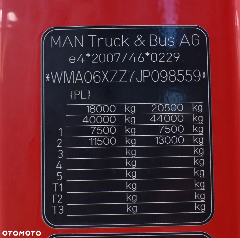MAN TGX 18.460 - 10
