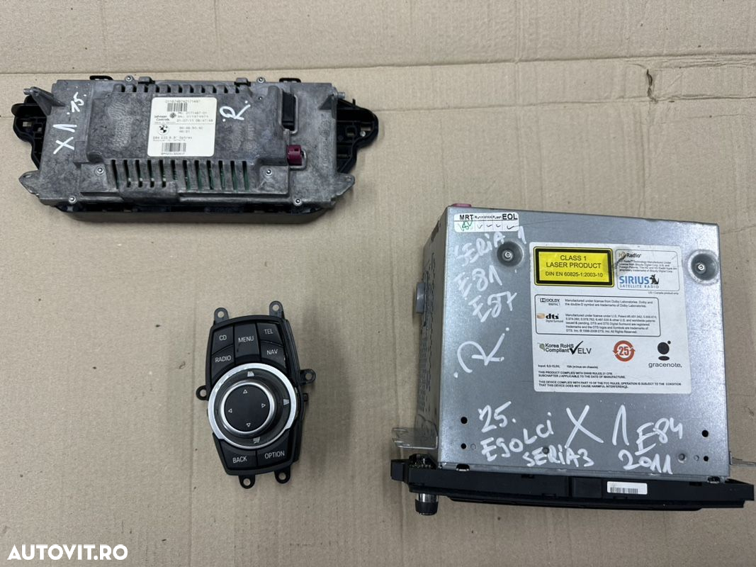 Navigatie originala BMW X1 E84 LCI , facelift , an 2011-2014 cod 9273188 - 4
