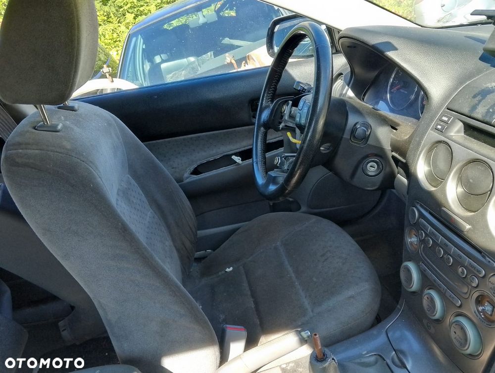 Mazda 6 GG/GY (02-05r.) 1.8B 119KM. Silnik L813 Skrzynia. Cały na części GWARANCJA !!!!  Przód Tył Zestaw Komplet Drzwi Klapa Zderzak Błotnik Maska Grill Atrapa Szyba Pas Lampa Lusterko Boczki Fotel Kanapa Kokpit Deska Rozdzielcza Przełącznik Włącznik Sterownik Przewody Wiązka Instalacja Moduł Komputer Czujnik Listwa Pompa Alternator Wtryski Głowica Rozrusznik Kompresor Sprzęgło Dwumas Silnik Skrzynia ABS Klimatyzacji Paliwa Wspomagania Kolektor Turbina Przepustnica Zawór Chłodnica Koło Hak Belka Sanki Zawieszenie Mcpherson Półoś Amortyzator Wydech Tłumik Zacisk Most - 6