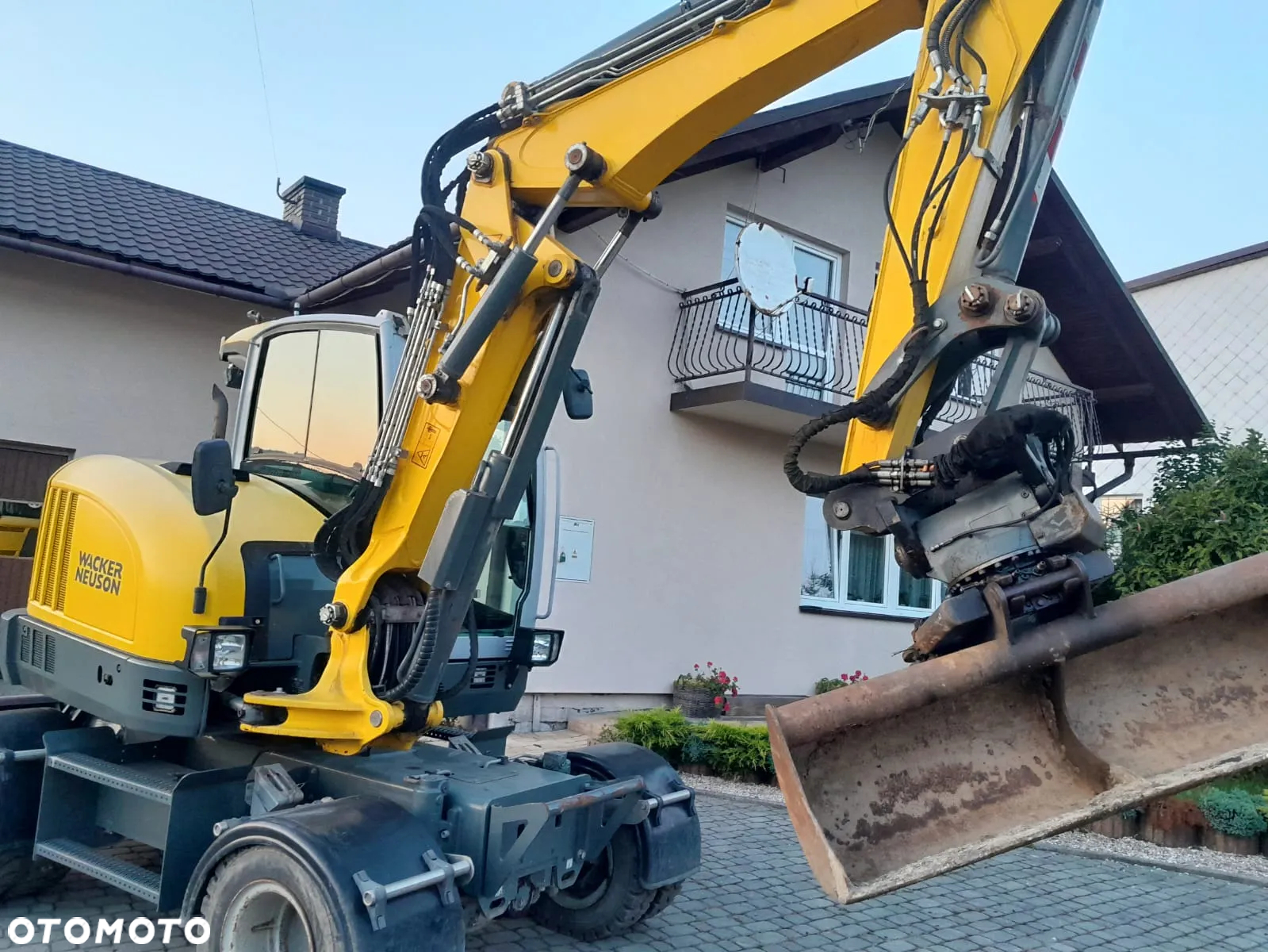 Wacker Neuson EW65 2018r 3062mtg. głowica obrotowa ze szczypcami, KLIMA - 4