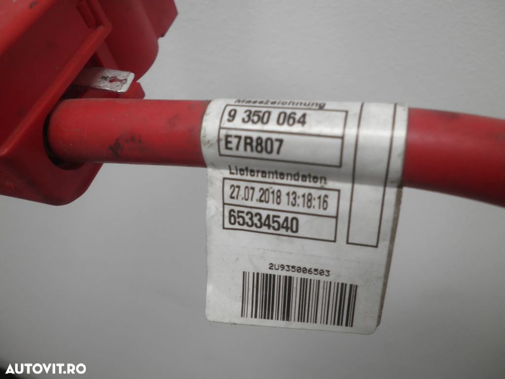 Borna plus / cablu pozitiv BMW Seria 5 G30 , Seria 7 G11, 9350064 - 3