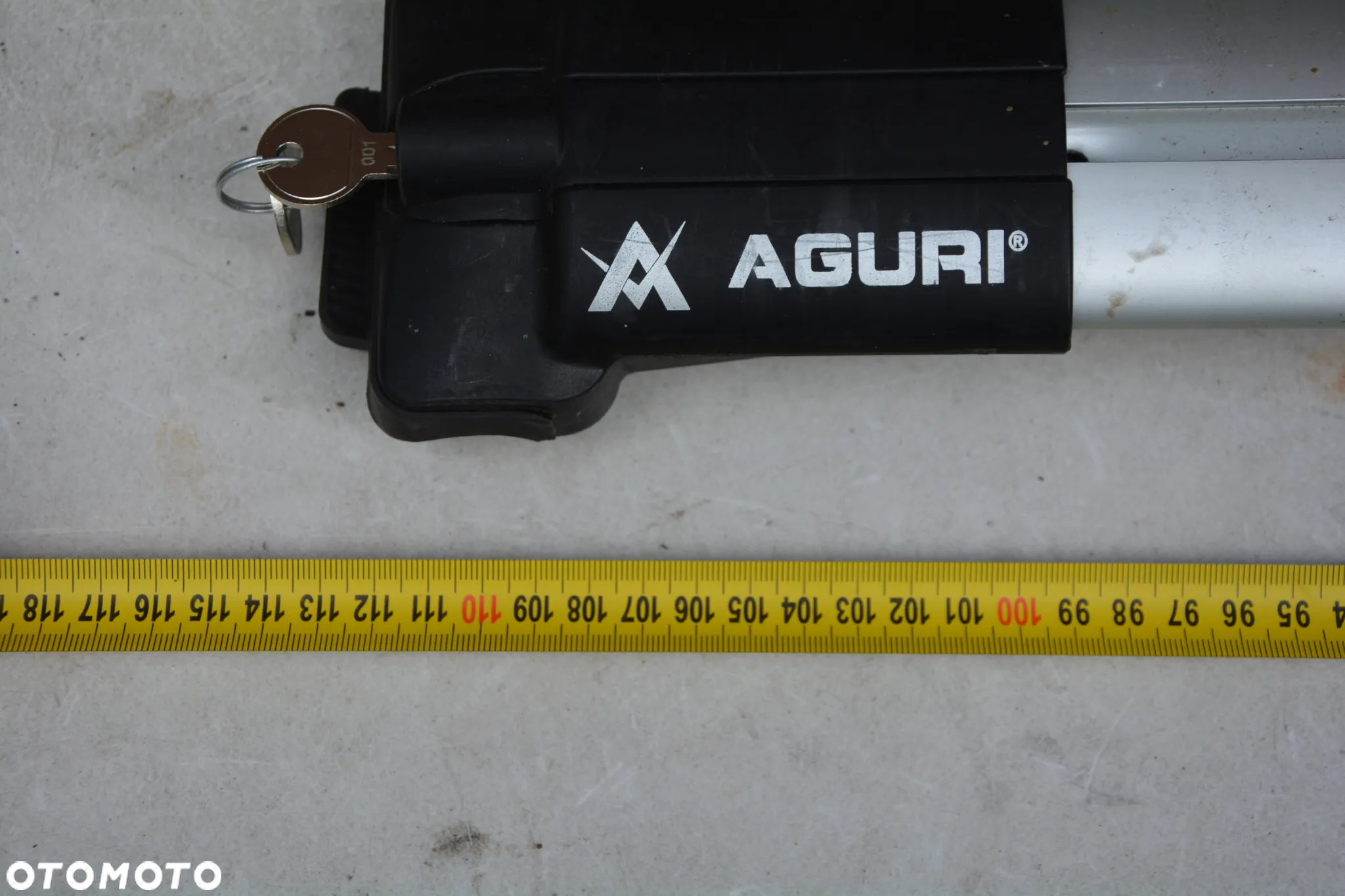 Bagażnik na relingi Auri Prestige 2 alu klucz - 4