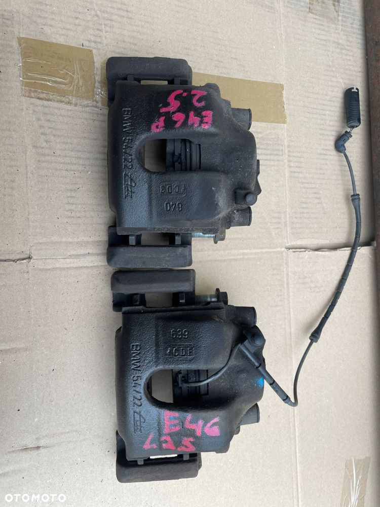 zacisk przód lewy prawy bmw e46 e36 2.0 2.2 2.3 54/22 pod wentylowane tarcz - 1