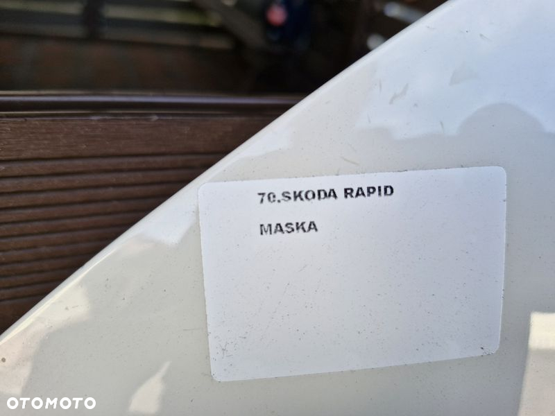 SKODA RAPID MASKA POKRYWA SILNIKA PRZÓD PRZEDNIA - 2