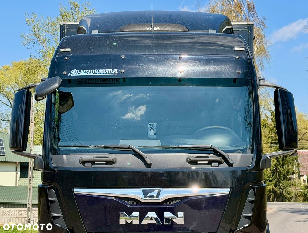 MAN TGS 18.360 / KONTENER - FIRANKA / WINDA / 21 EUROPALET / AUTOMAT / SYPIALKA / 2019 ROK - 12