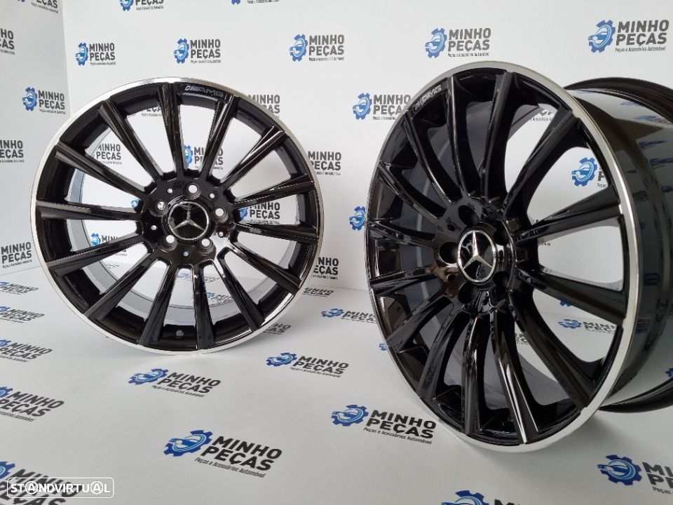 Jantes Mercedes (C63) AMG Turbine em 19 Gloss Black - 8