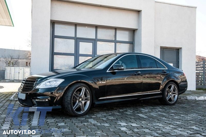 Grila Centrala compatibil cu Mercedes S-Class W221 Facelift (2010-2013 - 6