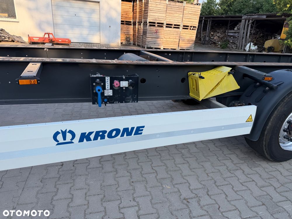 Krone SD 40"-45" / 4100 kg / lekka / sprowadzona / oś podnoszona / Podkontenerowa / pod kontenerowa - 7