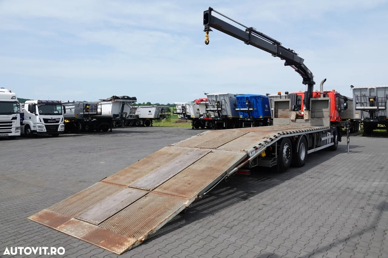 Iveco STRALIS / 6X2 / CARRIER + HDS HIAB XS 166 / AXIE ELEVABILĂ / RAMPE HIDRAULICE / TROLIU / ASISTENȚĂ RUTIERĂ / EURO 5 EEV - 3