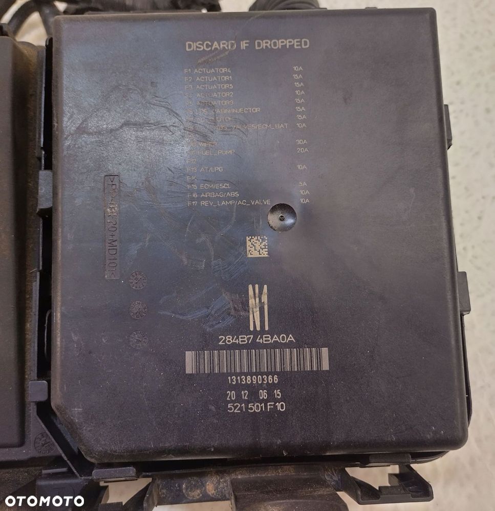 nissan qashqai 2 ii j11 1.6 dci skrzynka bezpieczników moduł 284b74ba0a - 4
