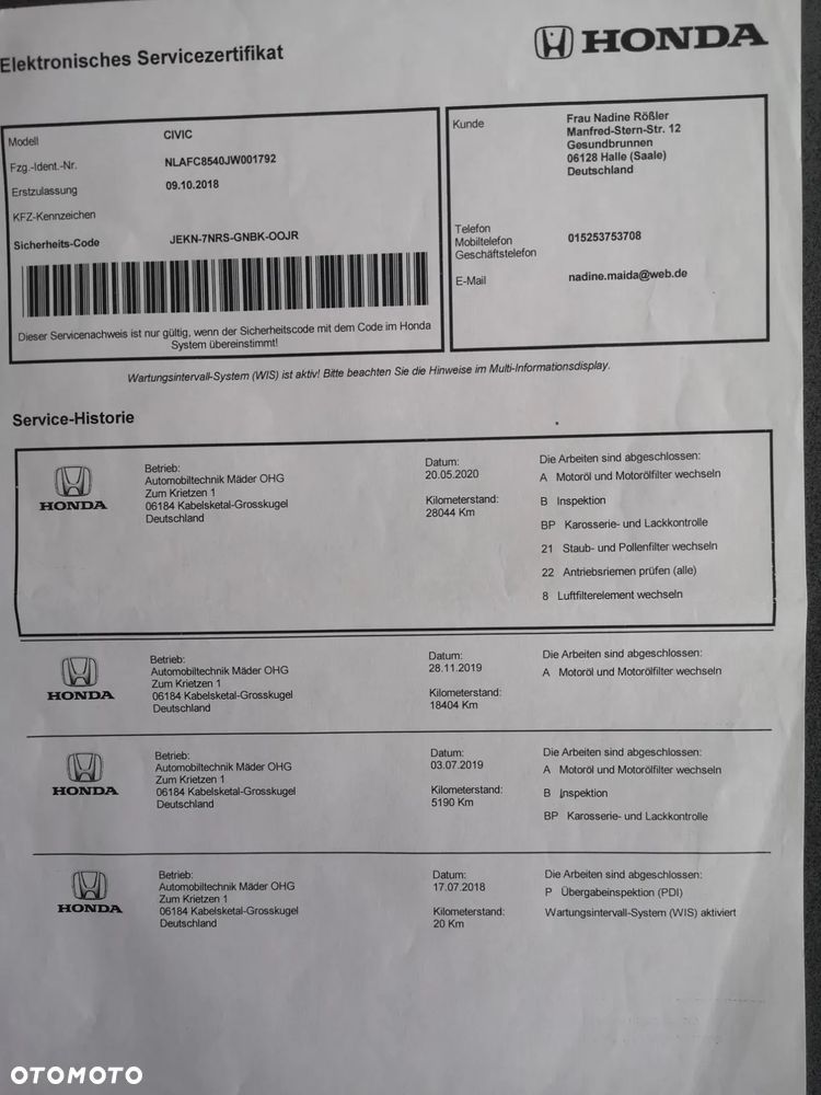 Honda Civic 1.6 i-DTEC Executive Navi - 17