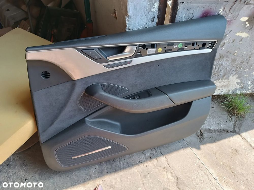 audi A8 D4 4H1 BOCZEK DRZWI PRAWY PRZÓD PRZEDNI KOMPLETNY EUROPA ALCANTARA - 1