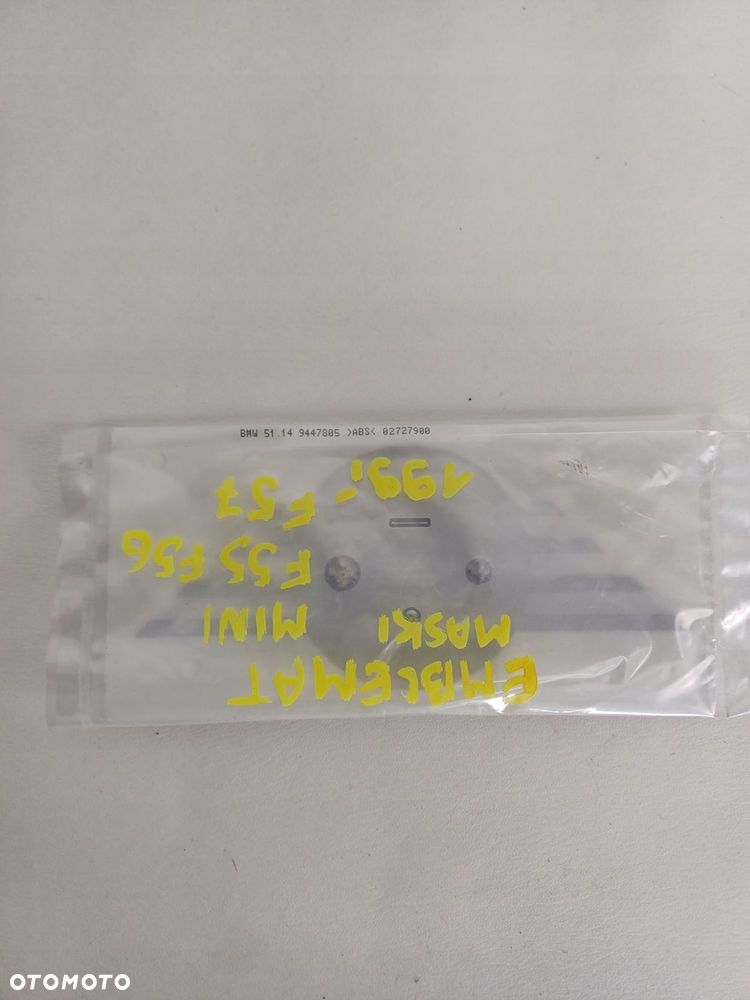 emblemat znaczek logo na pokrywe silnika mini cooper f55 f56 f57 - 5