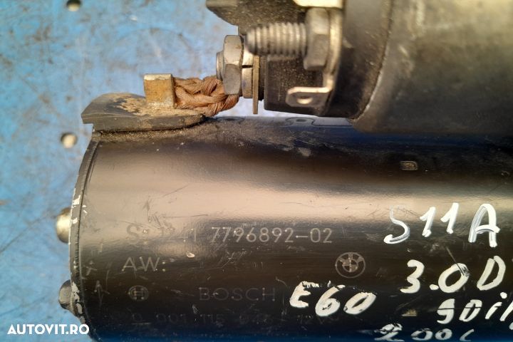 Electromotor 7796892    0001115046   3.0D MX1253 BMW Seria 5 E60/E61 - 1