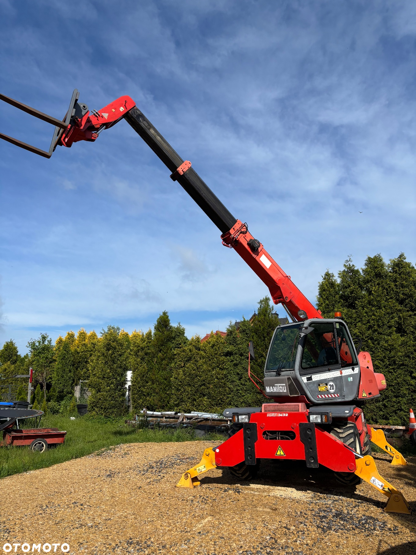 Manitou MRT1432 ROTO 4x4x4 widly silnik PERKINS Nowa pompa hydrauliczna, obrotowa, 4podpory - 5