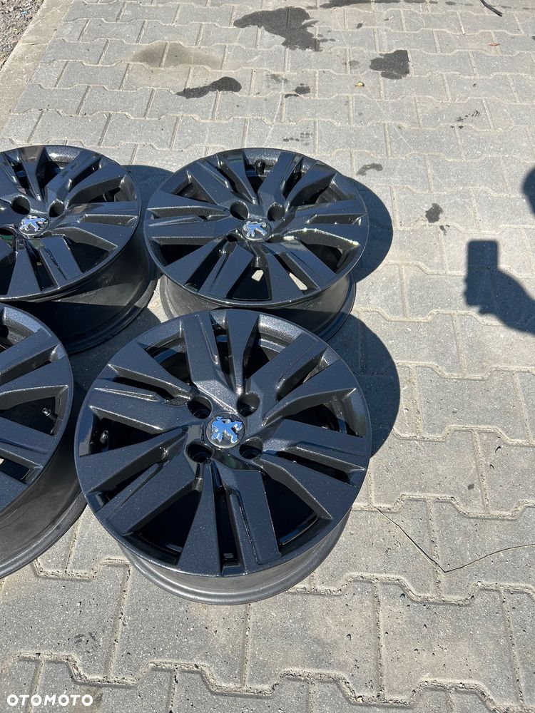 Alufelgi Peugeot Citroen 16 cali 4x108 oryginalnyme czarne - 8