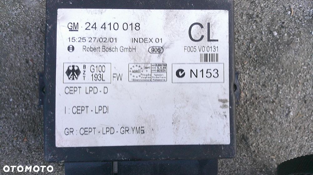 OPEL ASTRA II G 2.2 16V IMMO ZESTAW STARTOWY 09391283 - 3