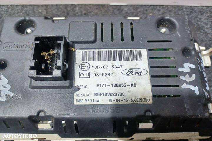 Display bord ET7T-18B955-AB ET7T18B955AB Ford Fiesta 6 [2008 - 2013] - 4