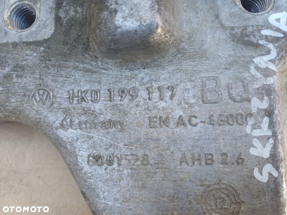 Poduszka łapa skrzyni automatycznej DQ200 Volkswagen Golf VI 1K0199117BQ - 3