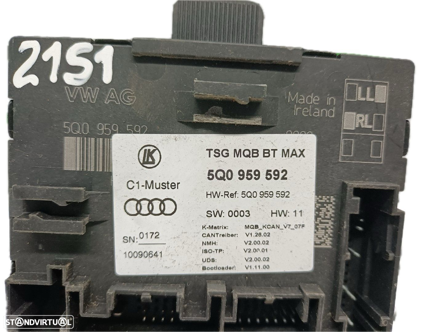 Módulo Eletrónico Volkswagen Golf Vii (5G1, Bq1, Be1, Be2) - 2