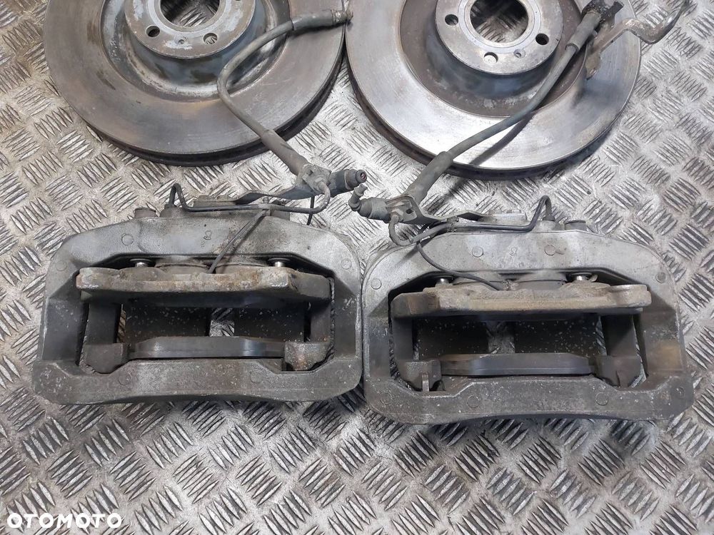 TARCZE HAMULCOWE PRZÓD + KLOCKI + ZACISKI AUDI A8 D3 4.2 V8 - 5