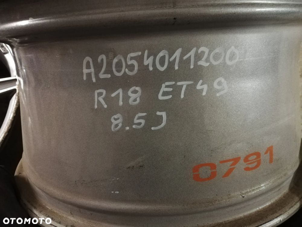 FELGA MERCEDES C C-KLASA W205 A205 AMG 8,5x18 ET49 5x112 A2054011200  A2054011100 7.5Jx18H2 ET44 - 6