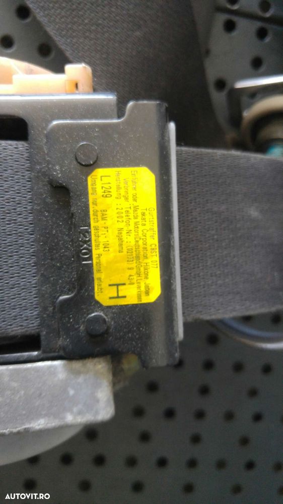 Centura siguranta dreapta fata mazda 6 gg c9st077 - 3