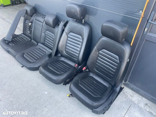 Interior de piele Volkswagen Passat B7 2013 Full echipat. - 3