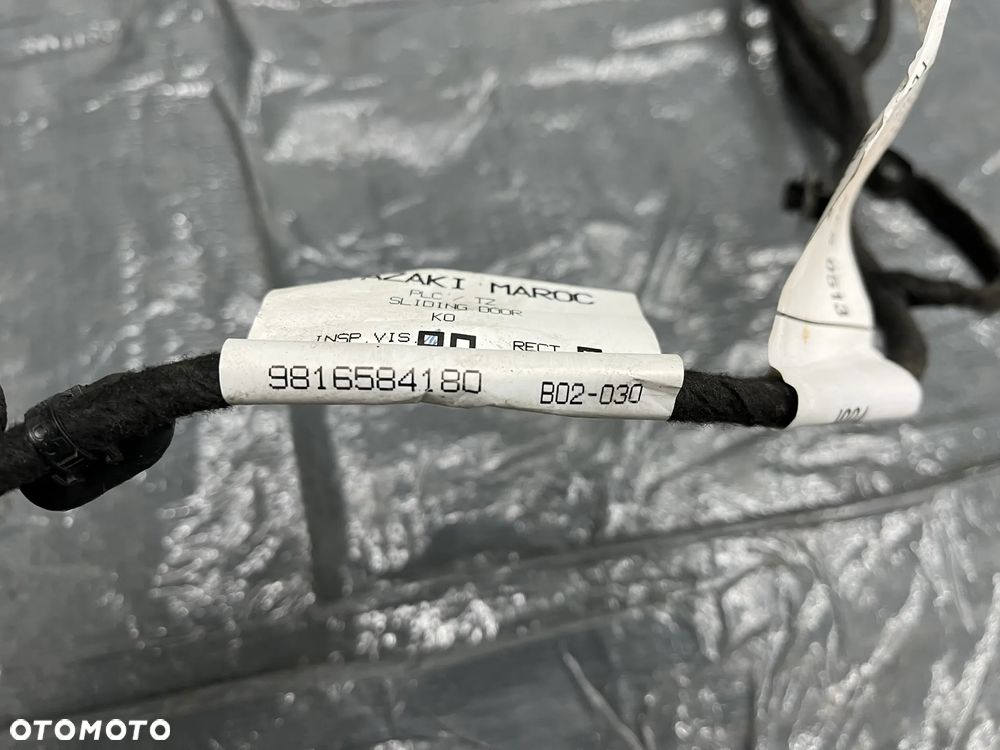 Peugeot Citroen Instalacja wiązka kabli drzwi prawy tył 9816584180 - 3